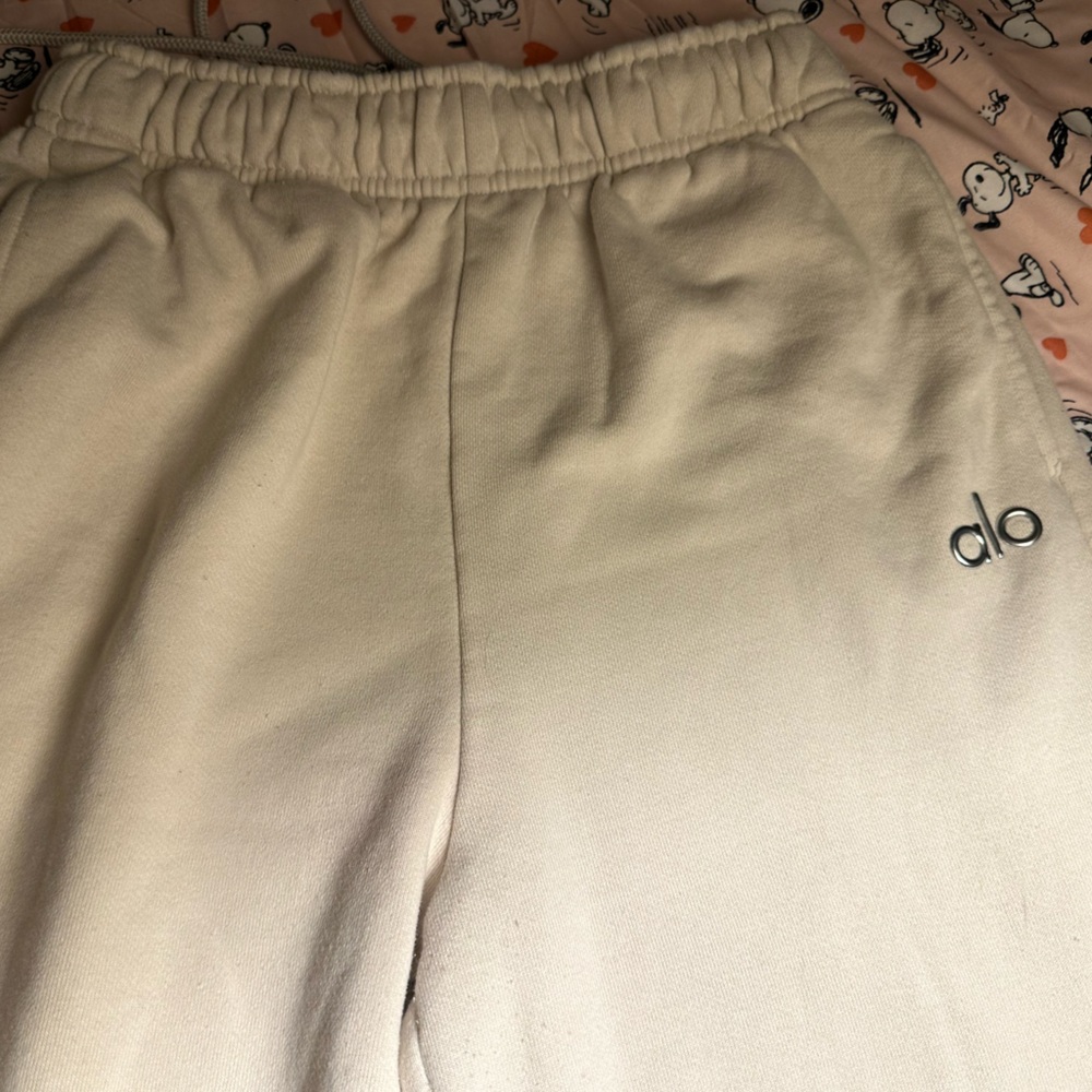 Alo Accolade Hoodie and Sweatpants Set Bone - Picture 15 of 16